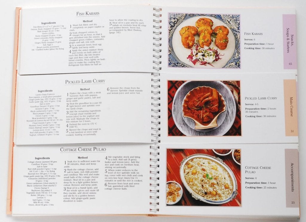 Indian menu planner - Engels kookboek India 1997, Verzenden, Zo goed als nieuw, Azië en Oosters