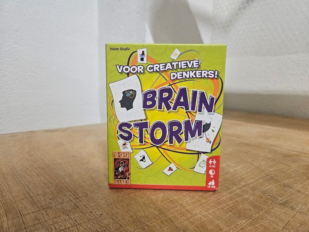 Brain Storm Kaartspel 999 Games Zo Goed Als Nieuw, Hobby en Vrije tijd, 999 Games, Ophalen of Verzenden, Zo goed als nieuw, 999 Games
