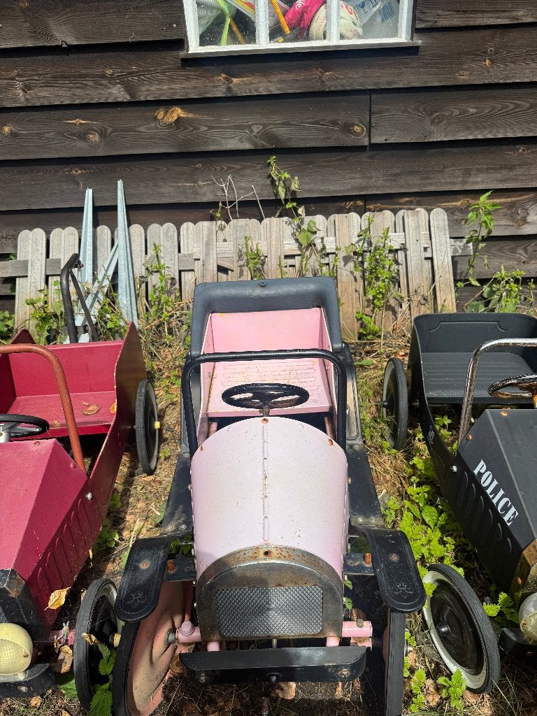 roze stoere ruime trapauto, Ophalen of Verzenden, Loopfiets