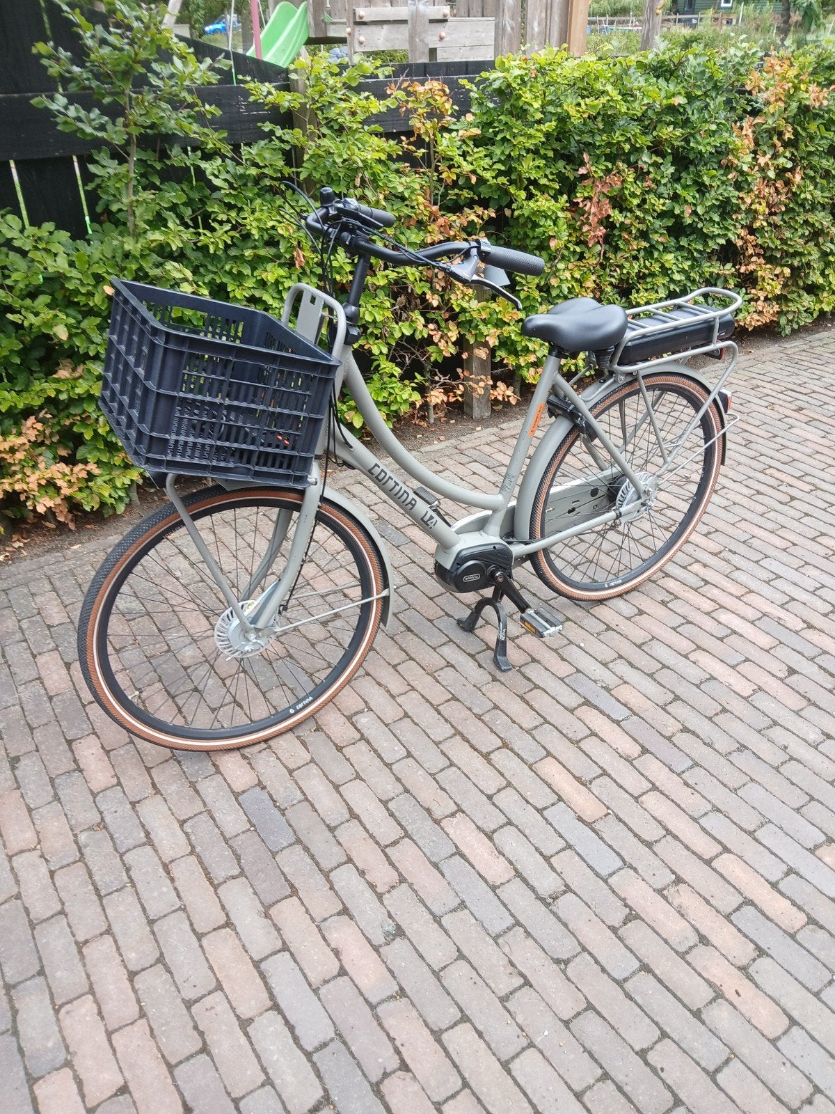 Cortina E-U4 Transport elektrische fiets met Bafang accu, 55 tot 59 cm, Ophalen, Gebruikt, Cortina