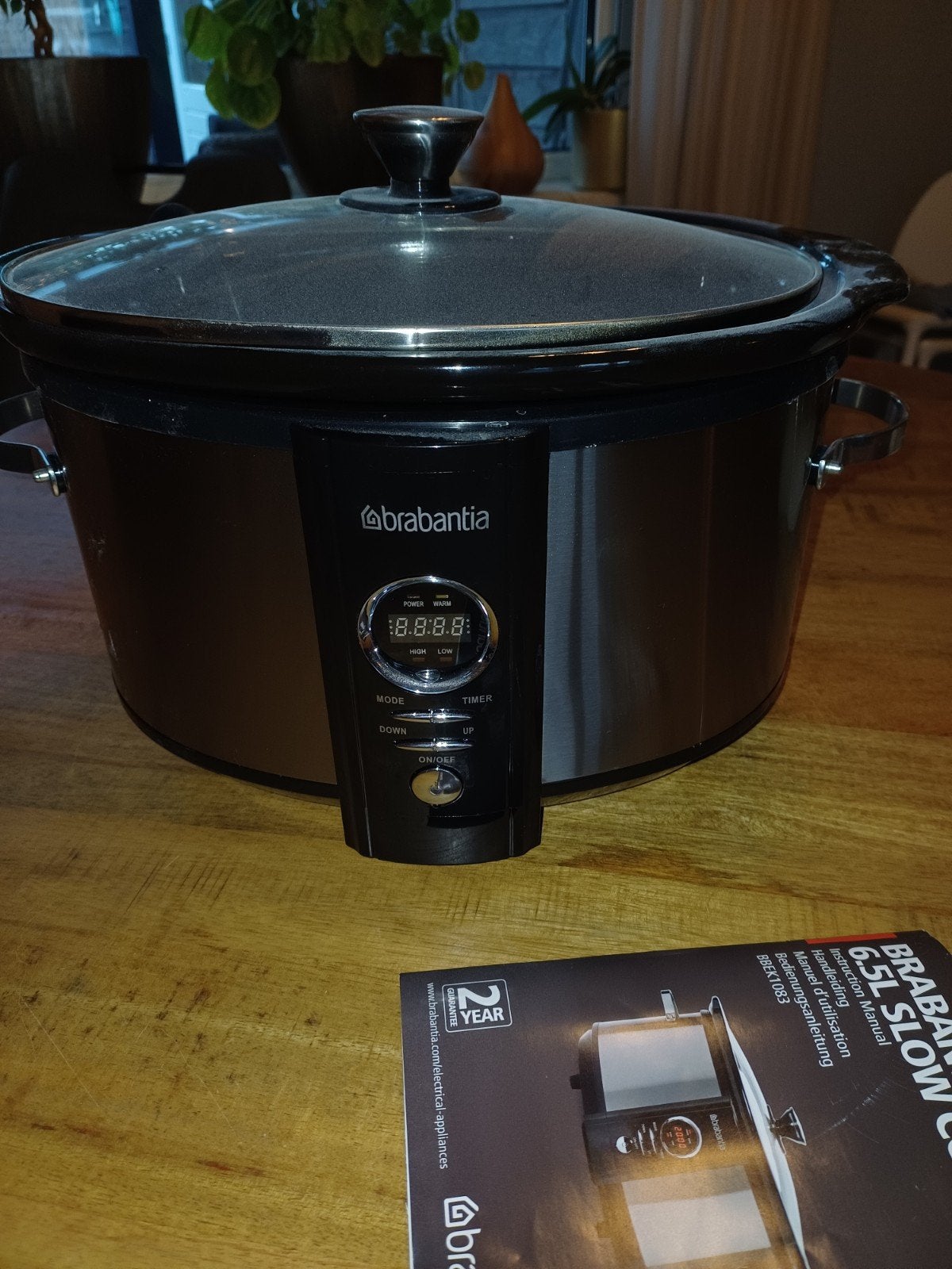 Brabantia 6.5L Slowcooker -  nieuw, Ophalen, Timer, Nieuw