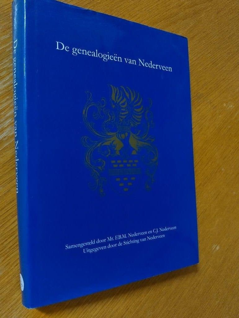 Nr. 135 St. van Nederveen, De genealogieën van Nederveen, Ophalen of Verzenden, Zo goed als nieuw, Nederveen, Mr. F.B.M. en C.J.