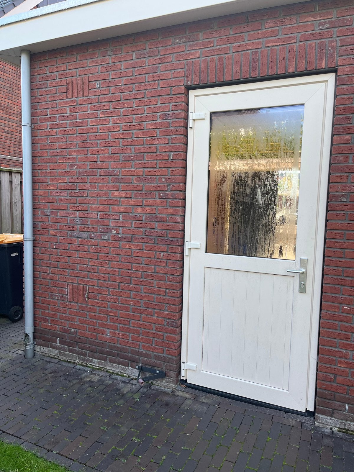Kunststof deurkozijn met tripple glas, Kunststof, Gebruikt, Deurkozijn, Inclusief glas