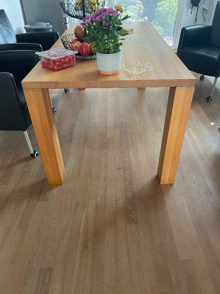 Eettafel 180*90, Huis en Inrichting, Tafels | Eettafels, Ophalen, Gebruikt, Eikenhout, Vijf personen of meer
