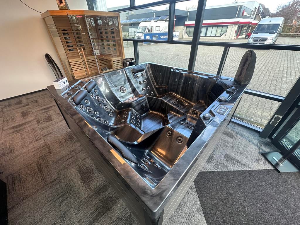 LUXE JACUZZI 225X225 – 64 JETS – WELLNESS VOOR THUIS, Info@inner-stillness.nl, Verzenden, 7665VB, Nieuw