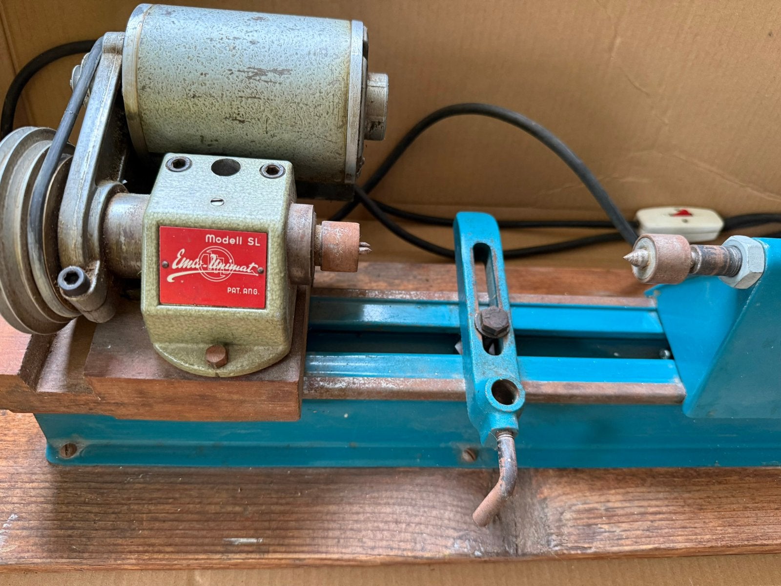 Emco Unimat hout draaibank modell SL, Ophalen, Gebruikt, Houtdraaibank