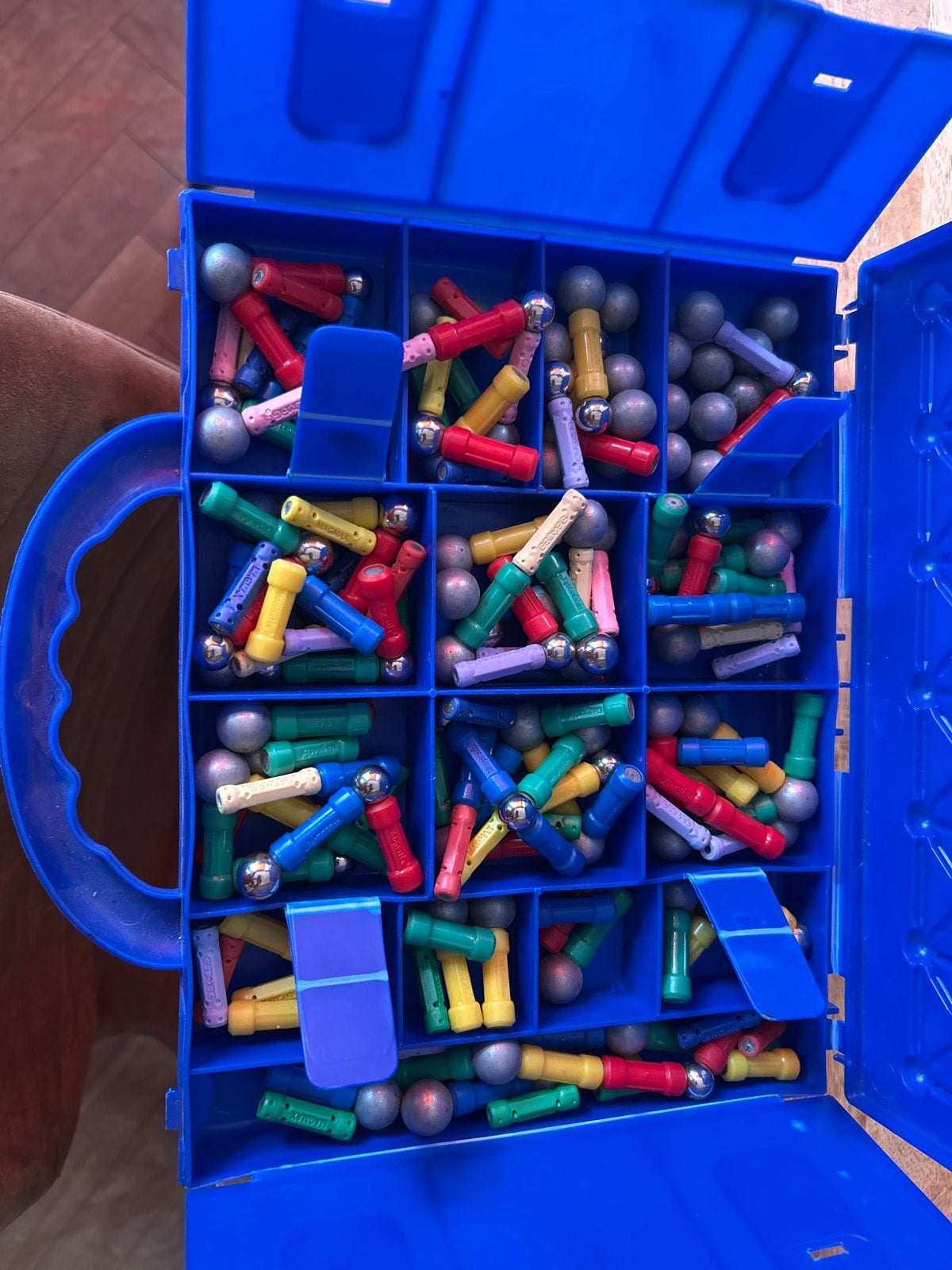 Supermag Magnetic Genius - 2 spellen in één koffer, Ophalen, Gebruikt, Overige merken
