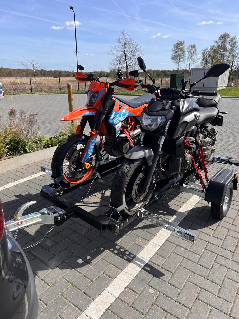 Motoraanhanger huur - MOTOLUG uit elkaar te halen trailer, Ophalen, Dieselmotor