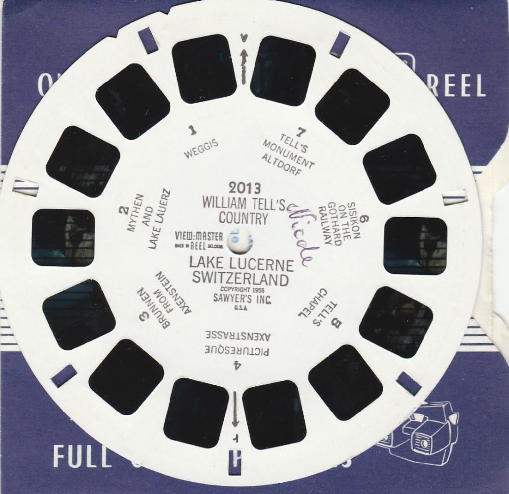 ZGAN viewmaster 2013 LAKE LUCERNE ZWITSERLAND viewmaster, Ophalen of Verzenden, Zo goed als nieuw
