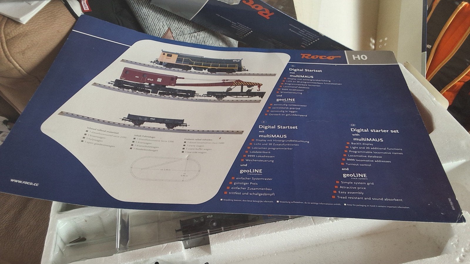 Roco HO Digitale Treinset Starter Set met multiMAUS, Hobby en Vrije tijd, Modeltreinen | H0, Gelijkstroom, Ophalen of Verzenden