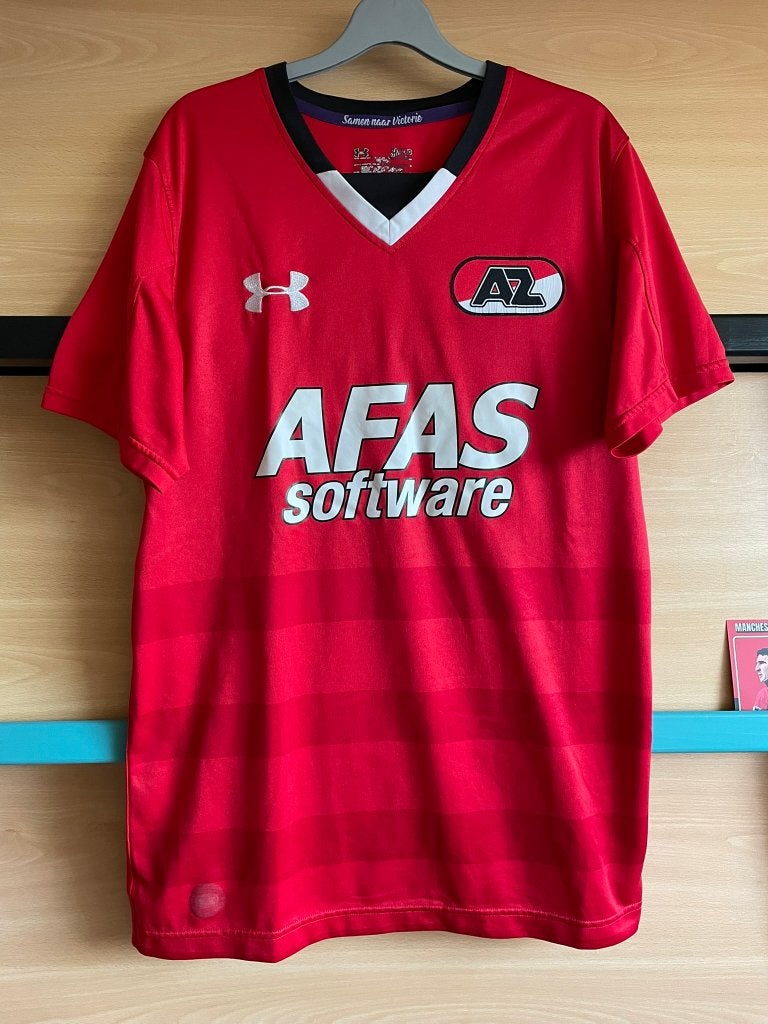 AZ Alkmaar Under Armour Voetbalshirt Maat S, Under Armour, Ophalen of Verzenden, Zo goed als nieuw, Voetbal