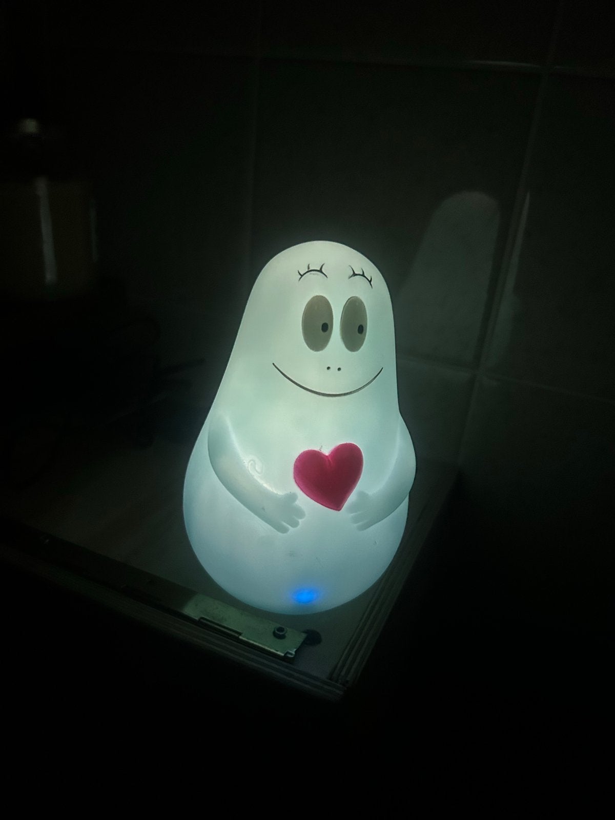 Pabobo Lumilove Barbapapa nachtlampje met oplader, Ophalen, Gebruikt