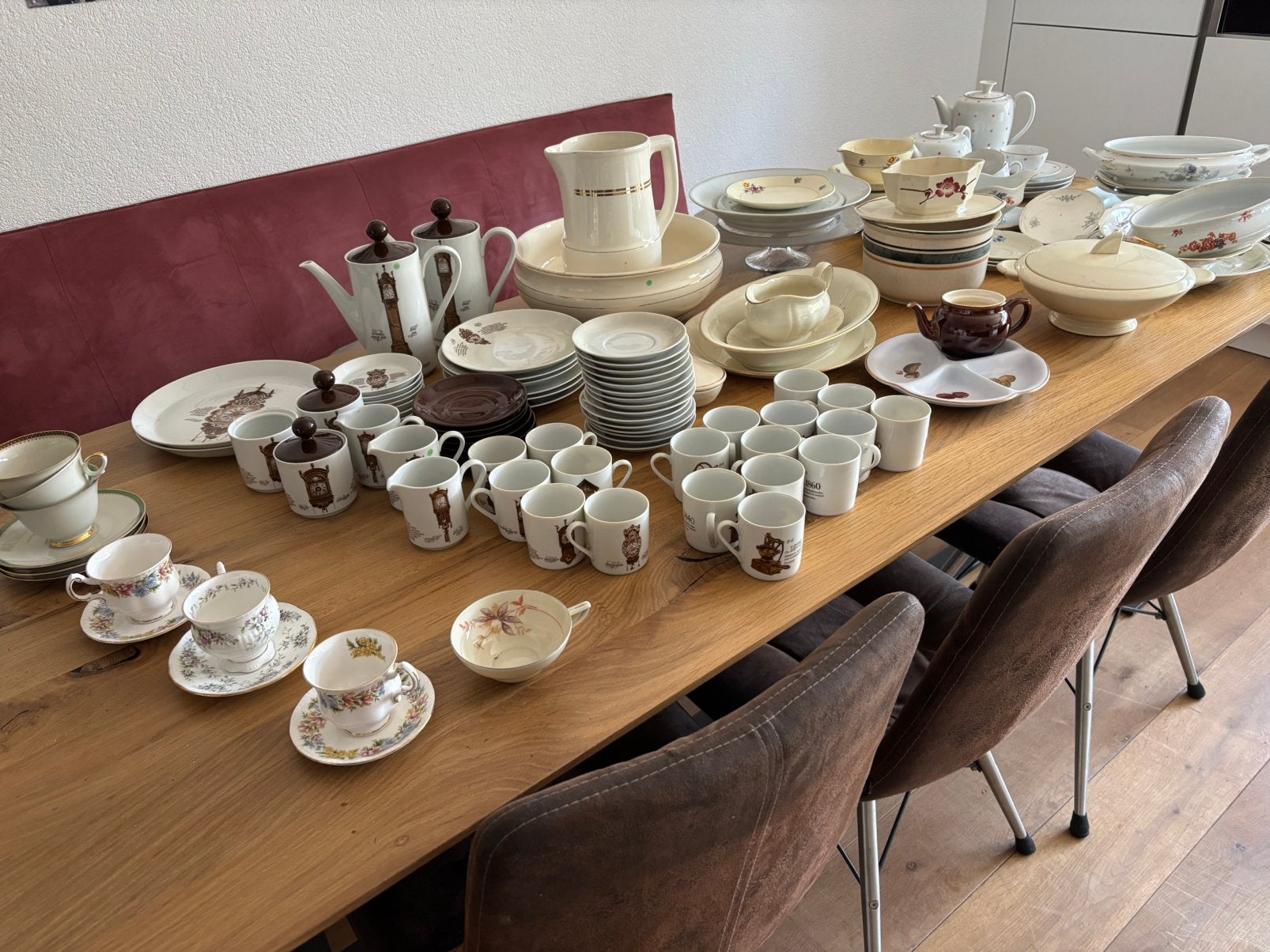 Vintage servies oa klokkenservies, amsterdams servies, etc, Ophalen