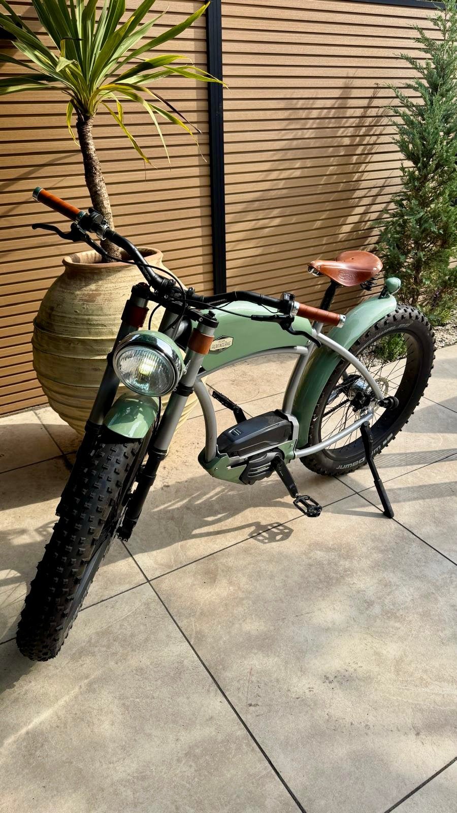 Atieliers Heritage Bike Orgine / Electrische Fiets, Fietsen en Brommers, Fietsen | Cruisers en Lowriders, Zo goed als nieuw, Heren