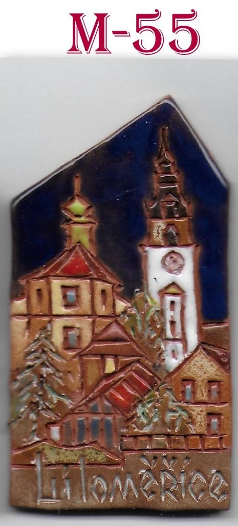 M55 koelkastmagneetje litoměřice stad in tsjechië, Ophalen of Verzenden