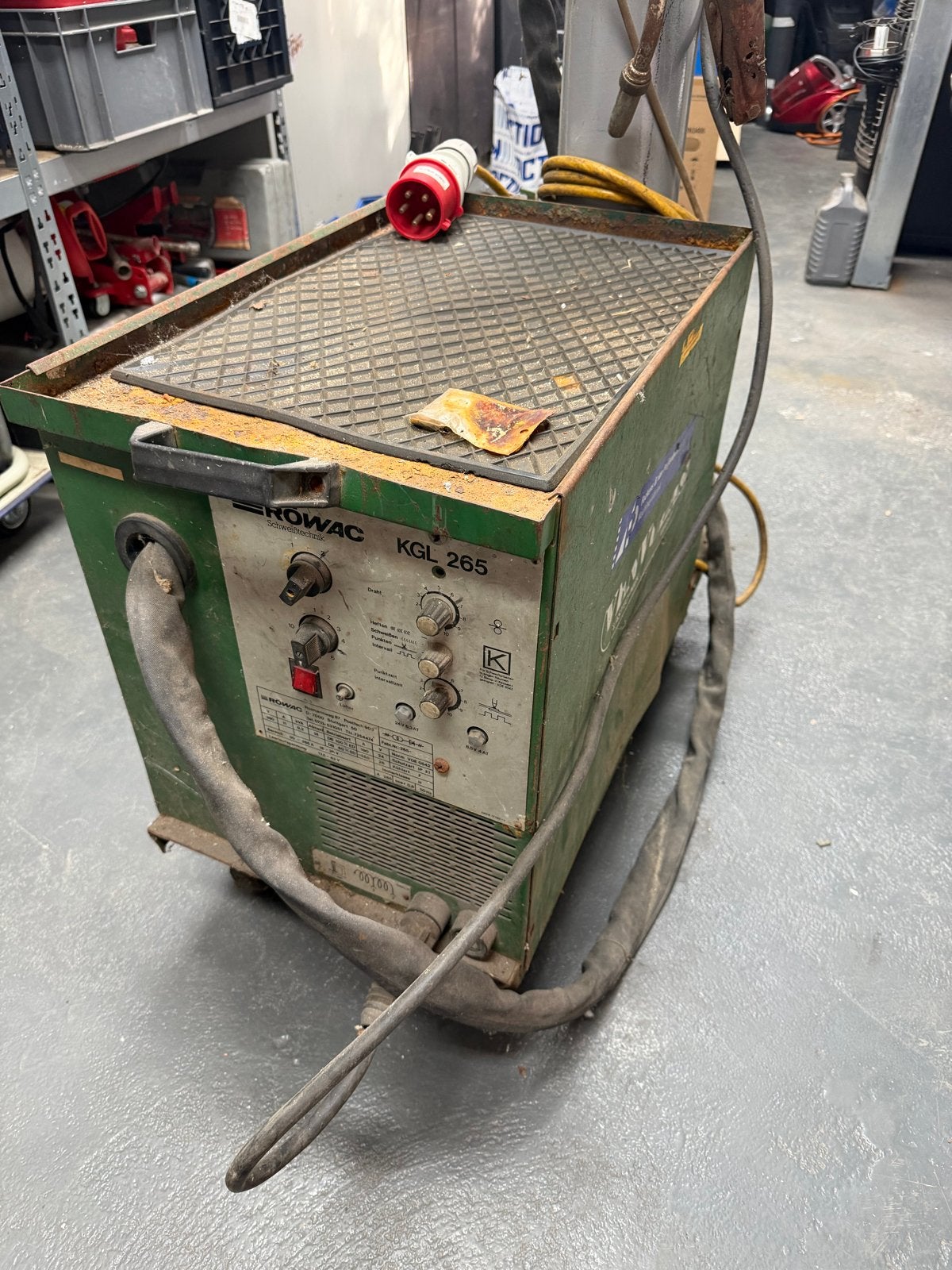 Rowac KGL 265 Professioneel MIG/MAG Lasapparaat, Doe-het-zelf en Verbouw, Ophalen of Verzenden, Gebruikt, 250 ampère of meer, Co2