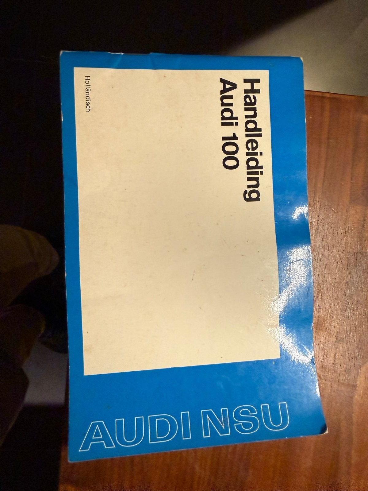 Handleiding Audi 100 - Origineel Audi NSU, Auto diversen, Ophalen of Verzenden