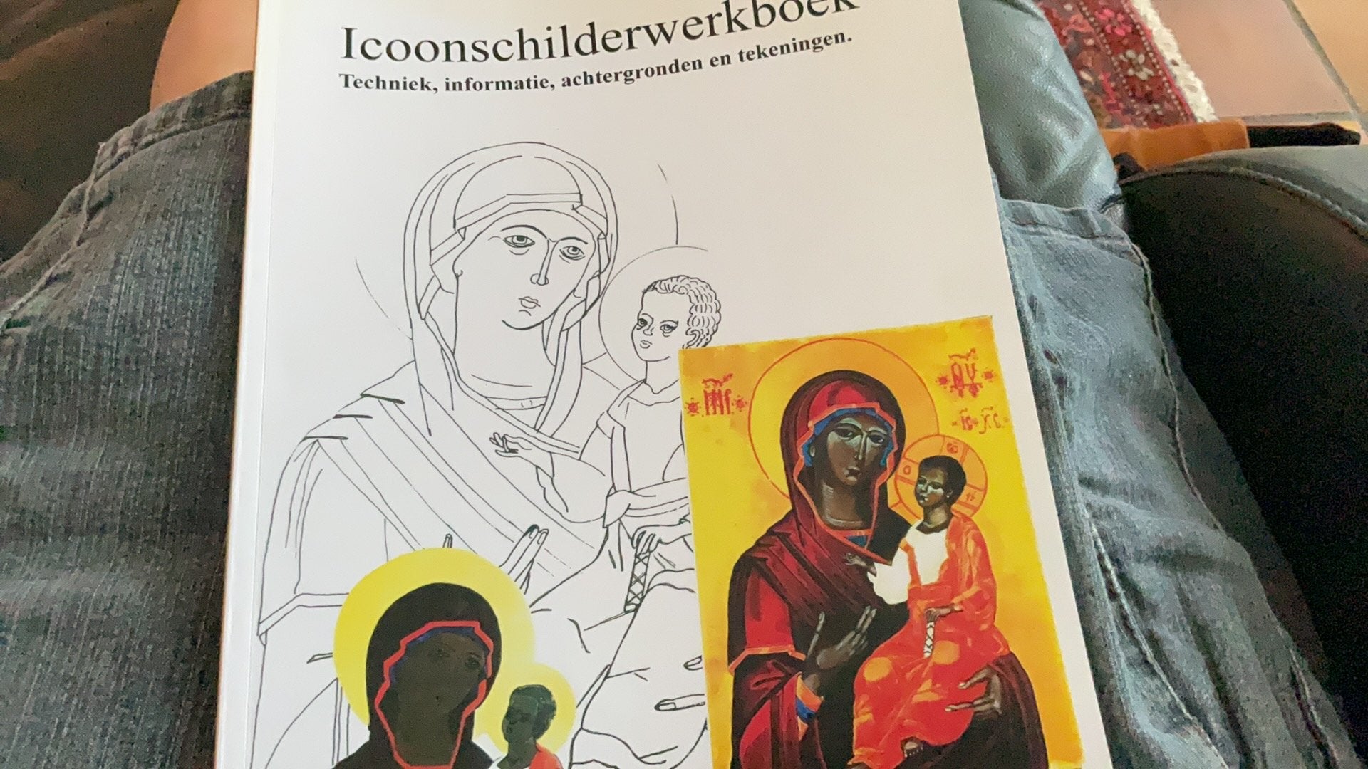 Werkboek Iconen schilderen Simon Koopman religieuze, Ophalen of Verzenden
