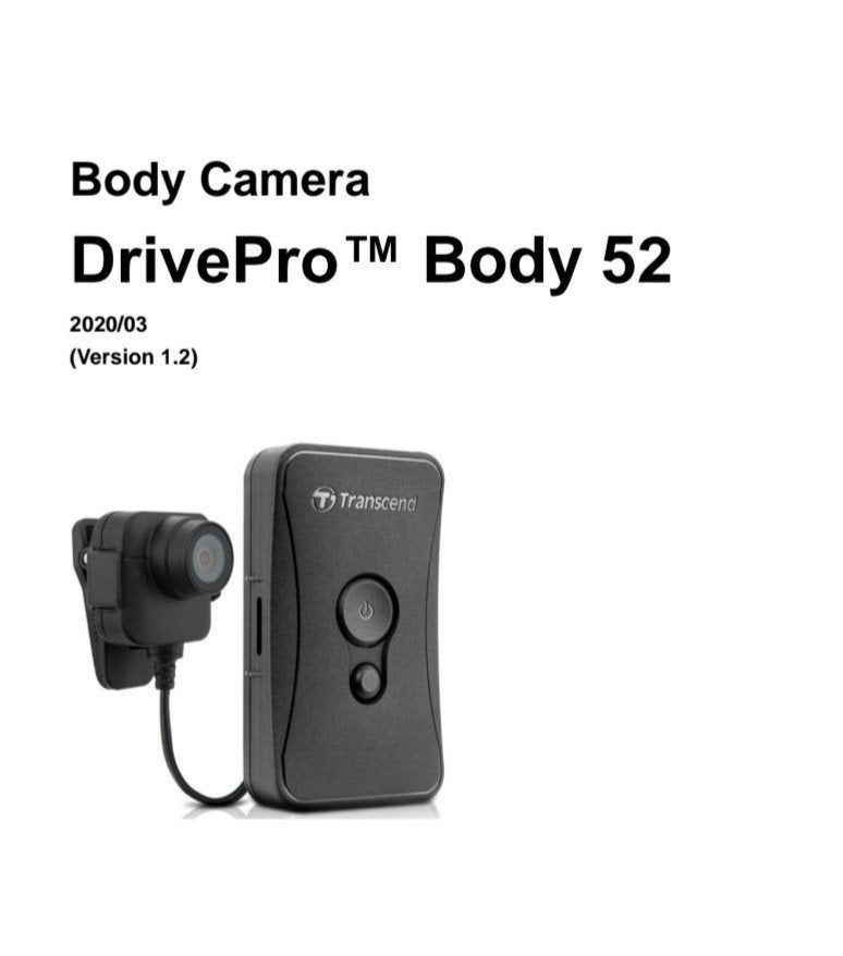 Transcend DrivePro Body 52 Bodycam - Zo goed als nieuw, Overige soorten, Minder dan 8x, Zo goed als nieuw, Ophalen