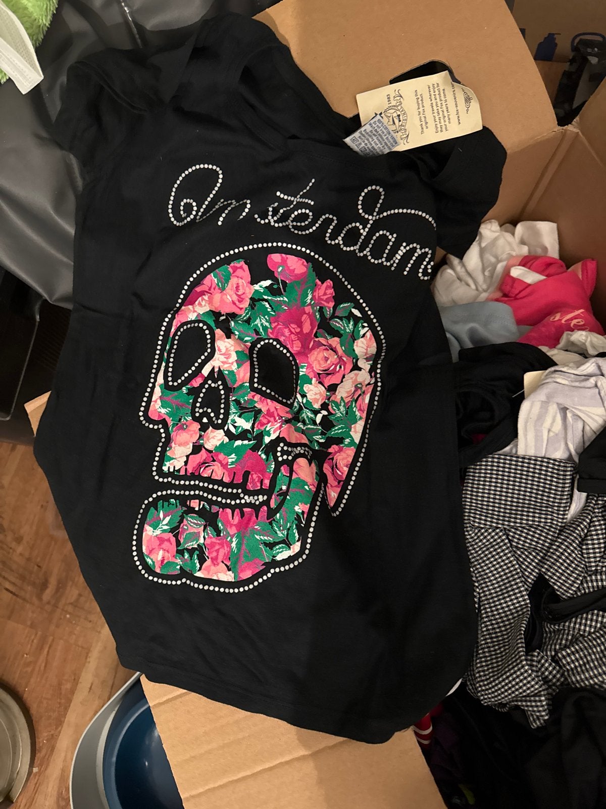 100 t-shirts en bikini’s en badpakken.Doos vol., Kleding | Dames, Ophalen, Zwart, Korte mouw, Maat 36 (S)