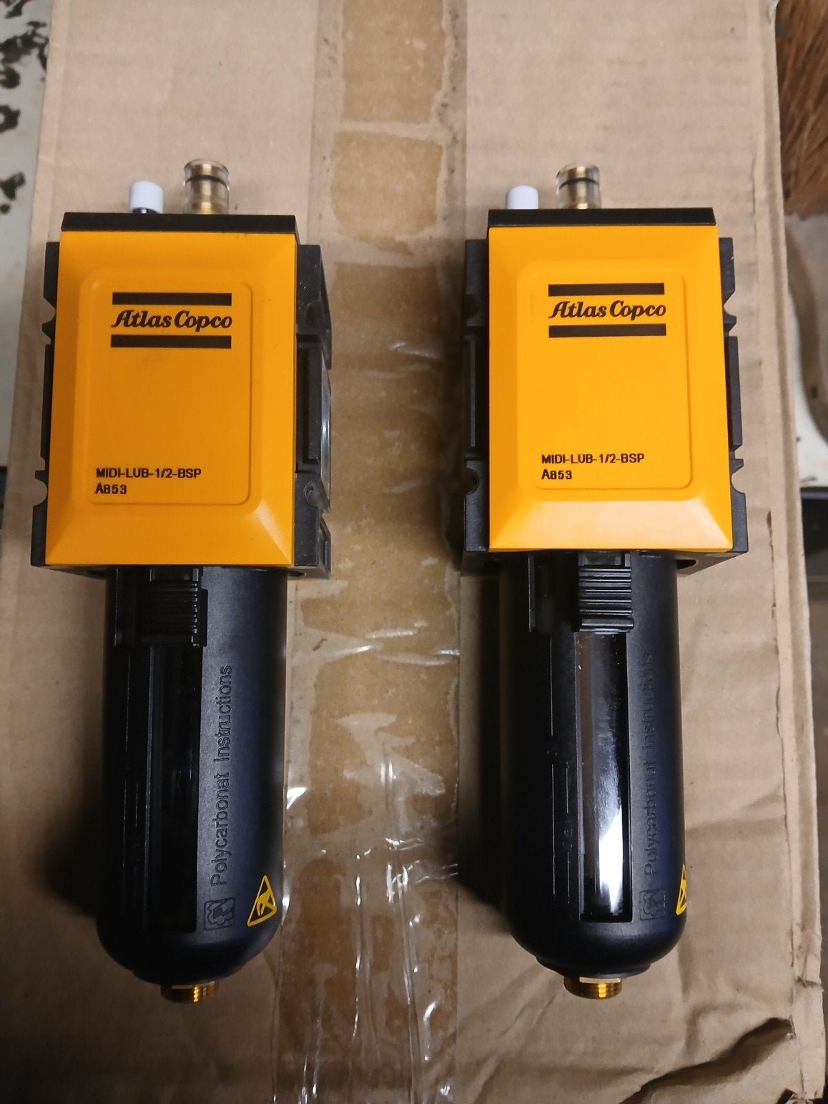 Atlas Copco MIDI-LUB-1/2-BSP olienevelaar, Doe-het-zelf en Verbouw, Ophalen, Nieuw