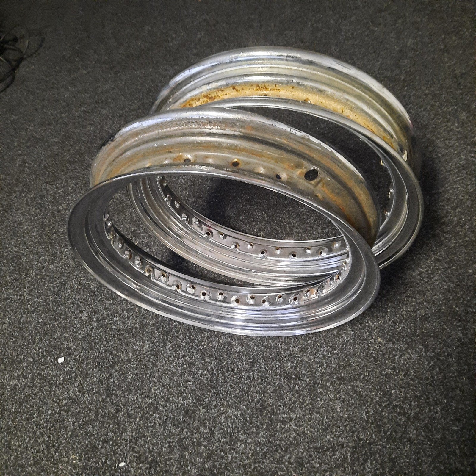 Harley davidson WLA/WLC/WL 16" velgen., Motoren, Ophalen of Verzenden, Nieuw