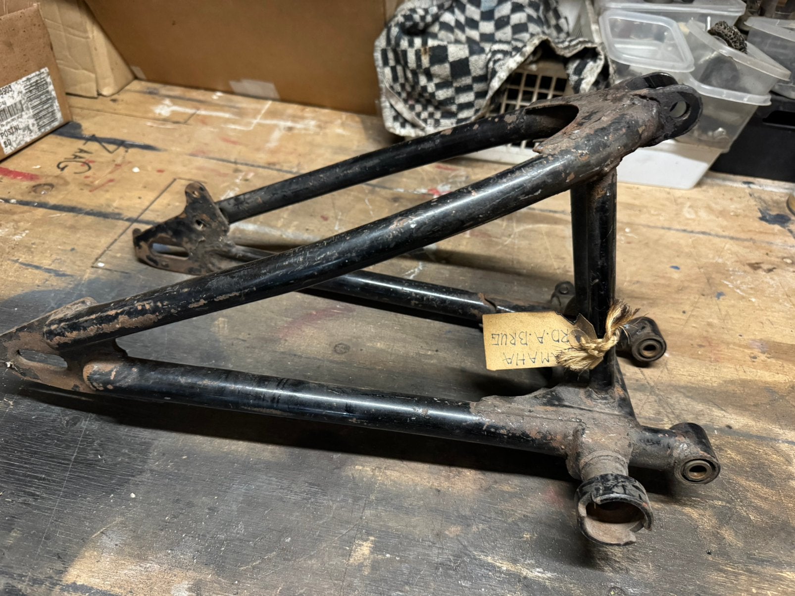 Te koop yamaha rd 50mx achterbrug, Ophalen of Verzenden, Gebruikt, Frame, Yamaha