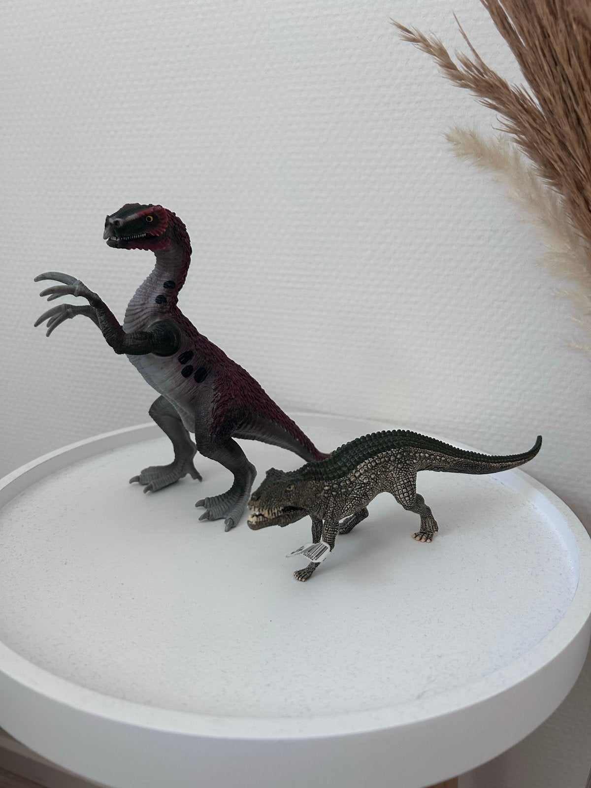 Schleich Dinosaurus set: Therizinosaurus & Postosuchus, Ophalen of Verzenden, Zo goed als nieuw
