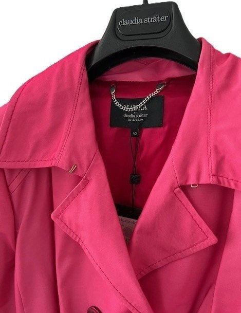 NIEUW MAURA by Claudia Sträter Trenchcoat Roze/Oranje, Verzenden, Nieuw, Roze, Maat 42/44 (L)