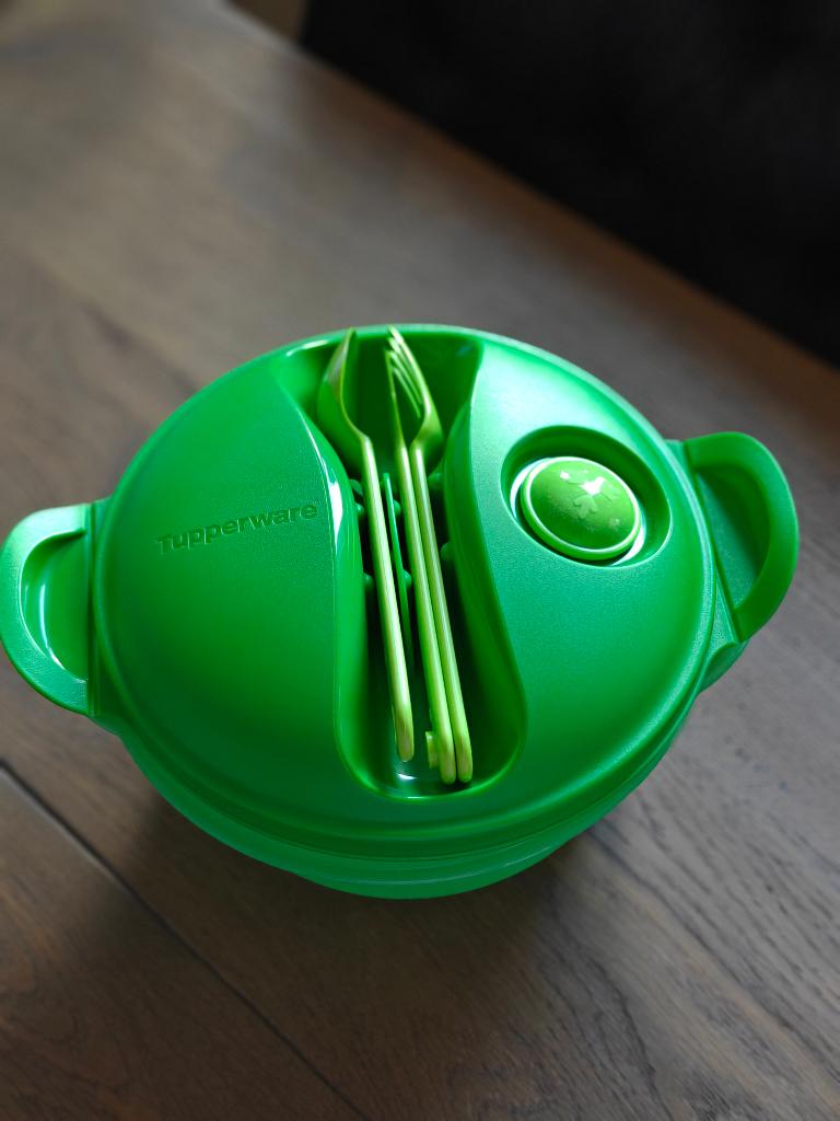 Tupperware warm op weg 1,5 L, Ophalen of Verzenden, Nieuw, Groen, Overige typen