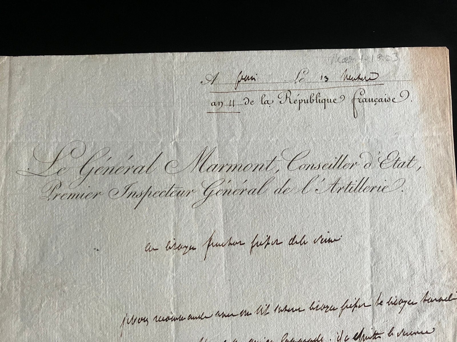 Maarschalk Marmont Napoleon Franse Revolutie Keizerrijk, Ophalen of Verzenden