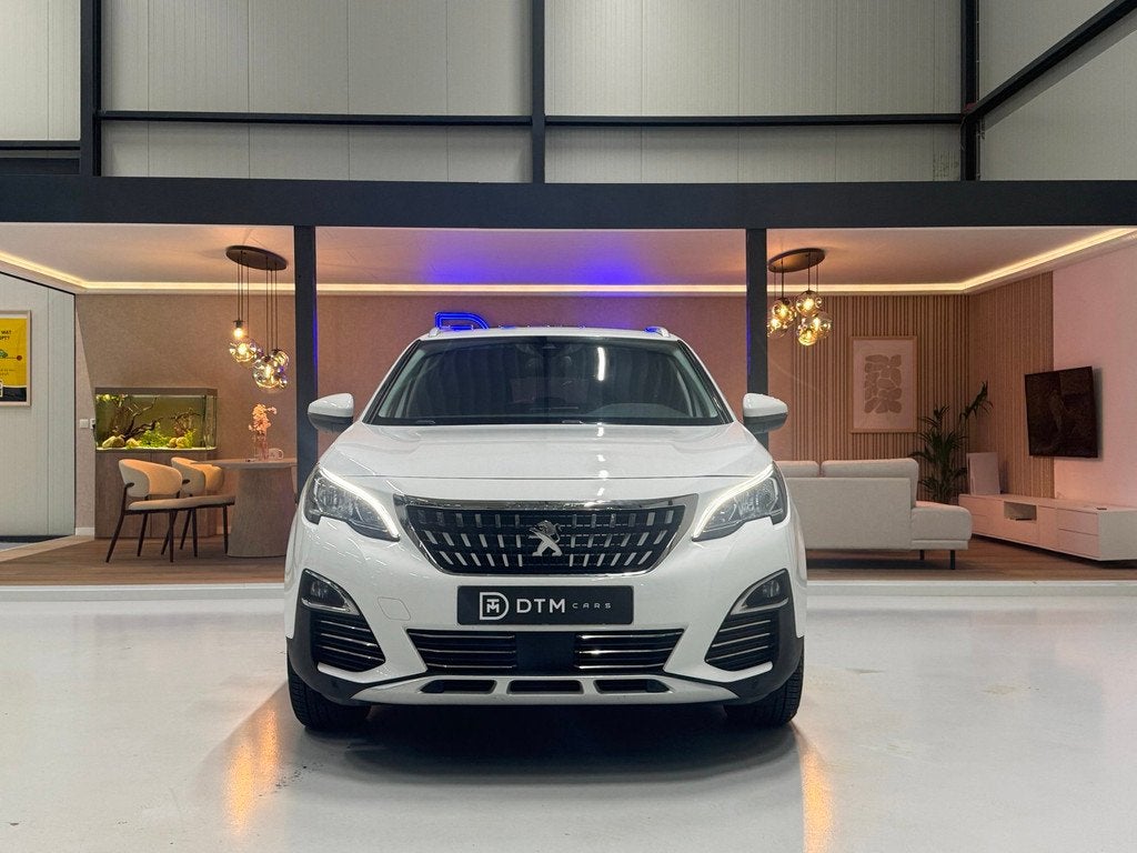 Peugeot 3008 131pk Automaat |Schermen Achterin | NAP | 360 C, Auto's, 1199 cc, Lichtsensor, Leder en Stof, Wit