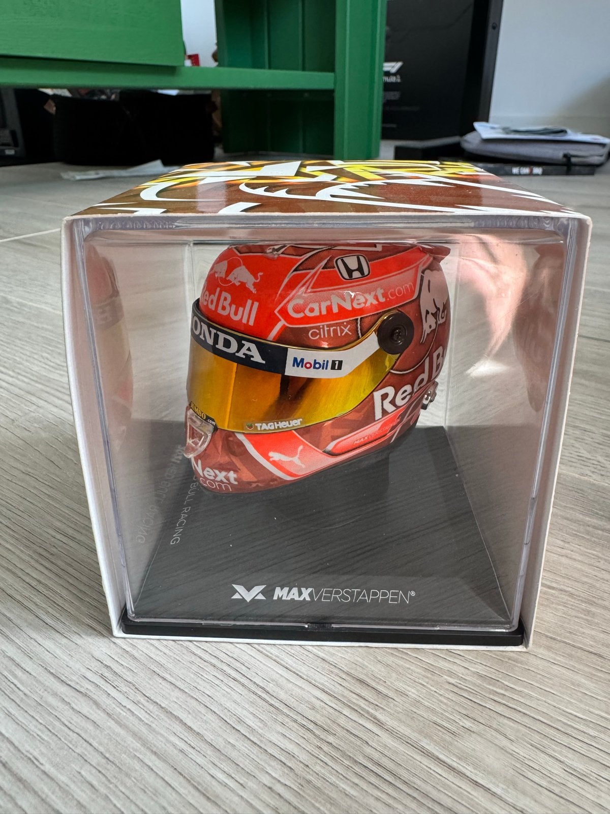 Max Verstappen Helm 2021 Belgian GP Schaalmodel Nieuw, Ophalen of Verzenden, Nieuw, Overige typen
