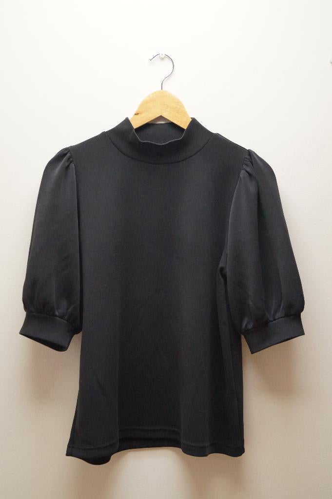 DENIM HUNTER Top Maat 36, Verzenden, Zwart, Zo goed als nieuw, Korte mouw