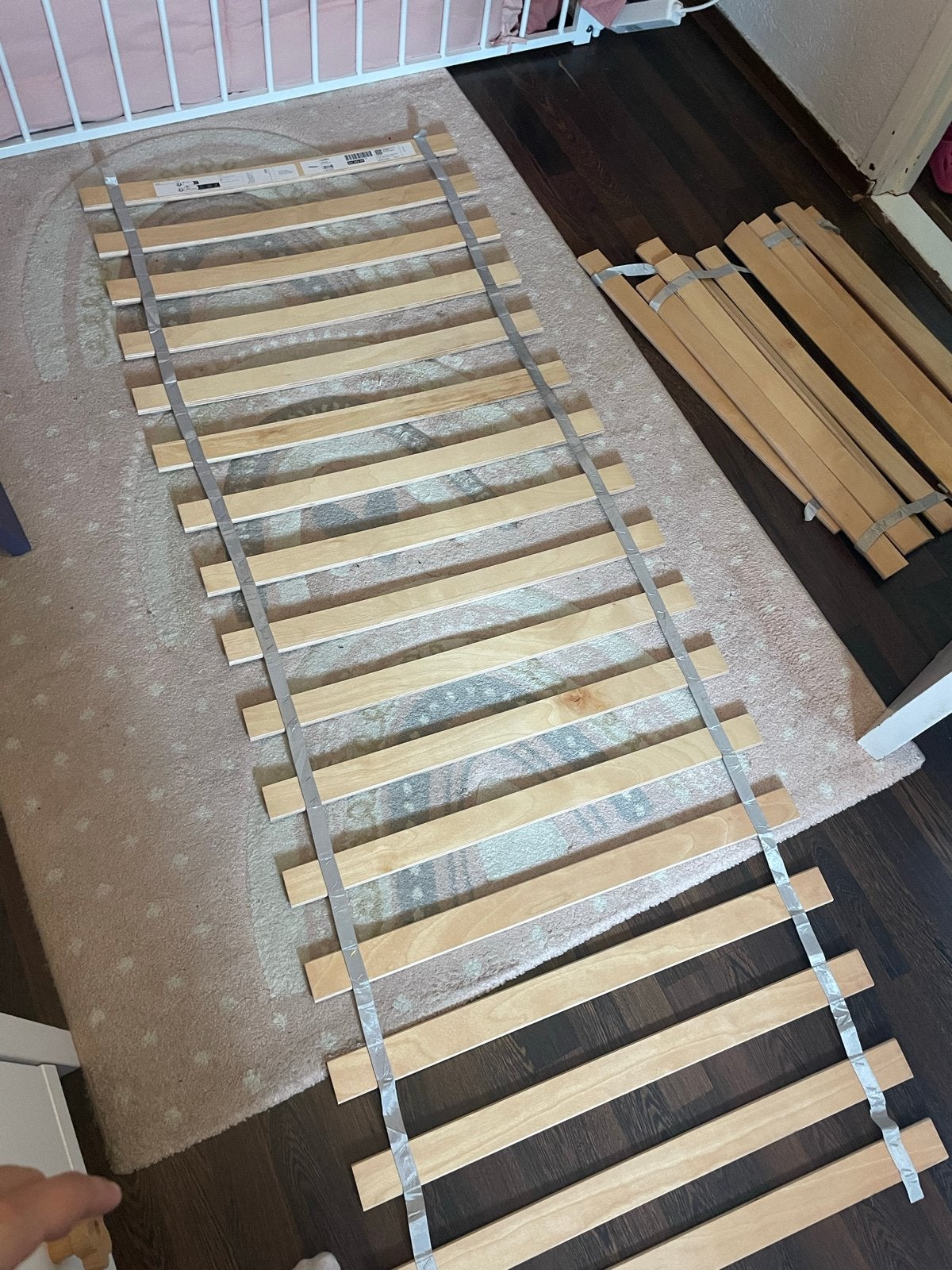 2x Lattenbodem 70x200, Ophalen, Zo goed als nieuw