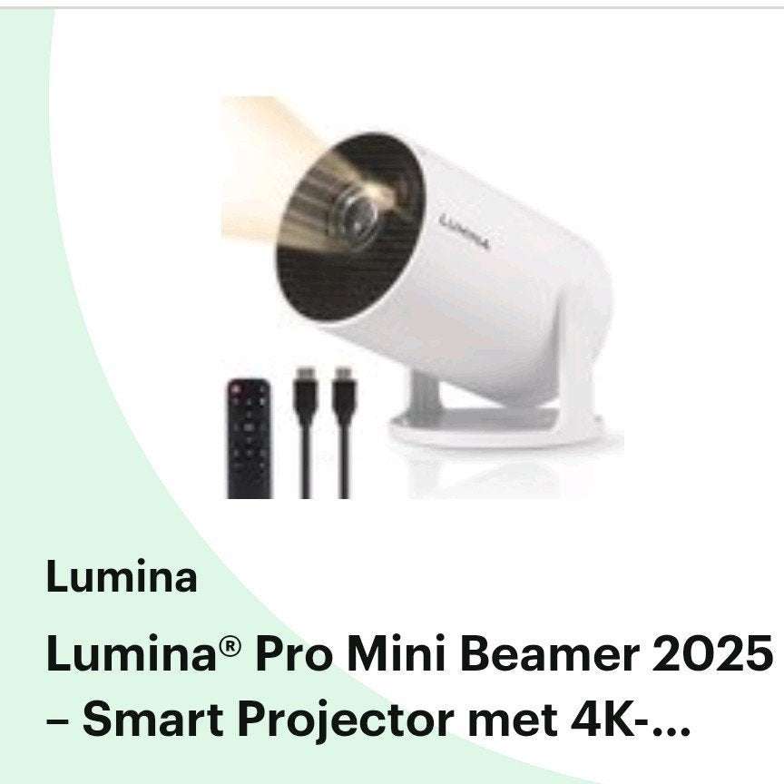 Mini beamer., Ophalen, Nieuw, LED