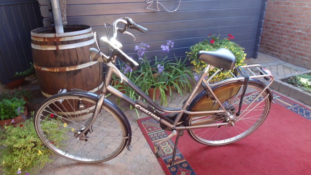 (studenten/dames) fiets, Ophalen, Gebruikt, Trommelrem, Cortina