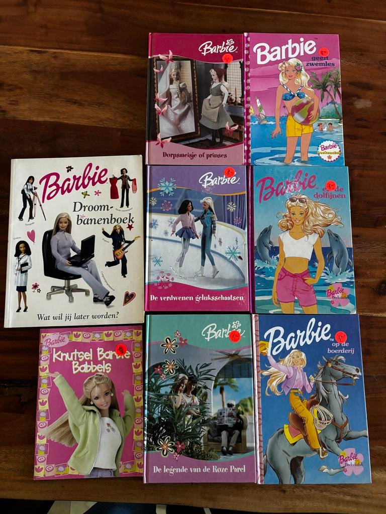 Barbie Boekjes Collectie - 8 Verschillende Titels, Ophalen of Verzenden, Gelezen, Fictie algemeen