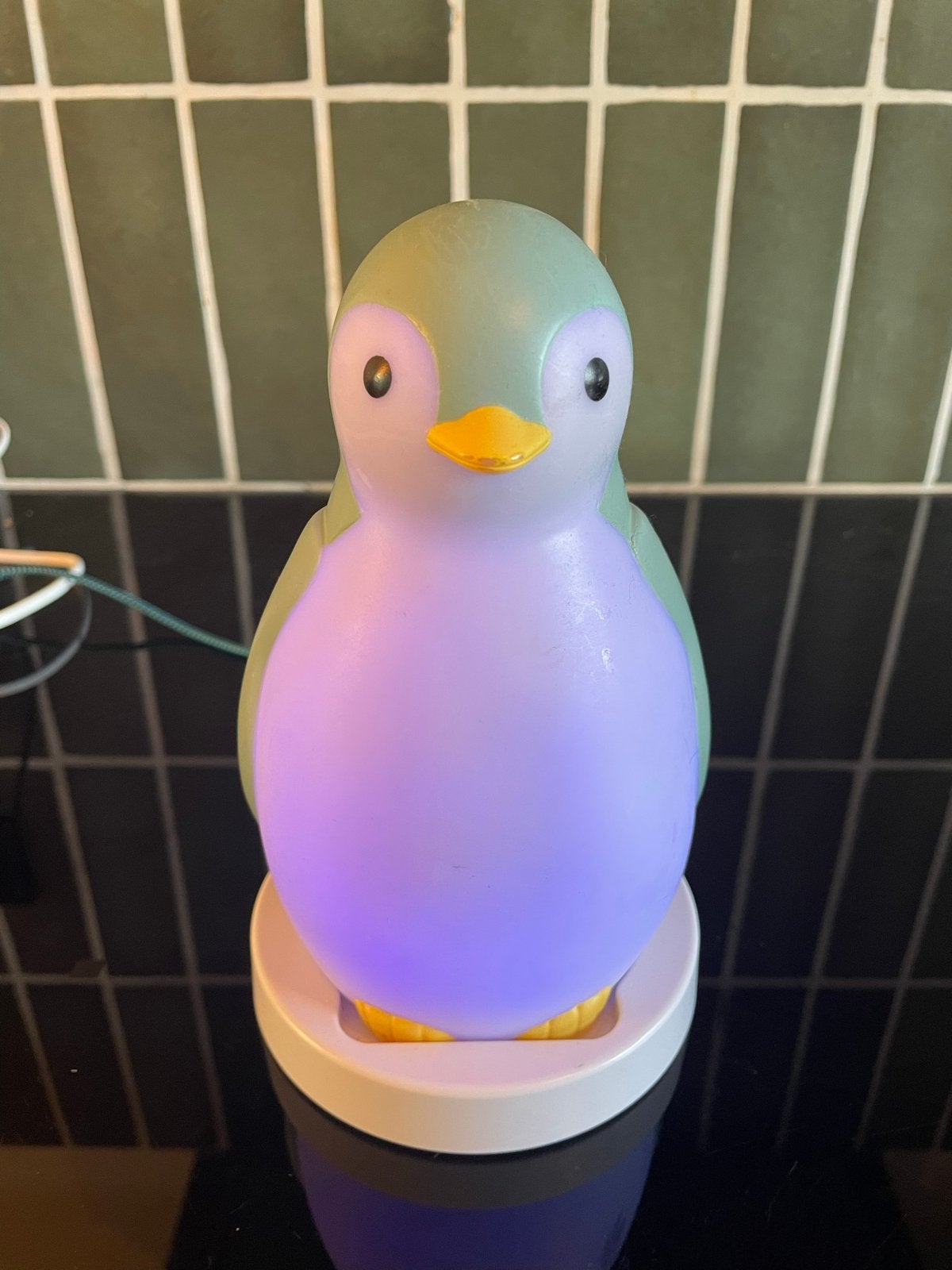 Zazu slaaptrainer pinguïn - nachtlampje en wekker, Ophalen of Verzenden, Zo goed als nieuw
