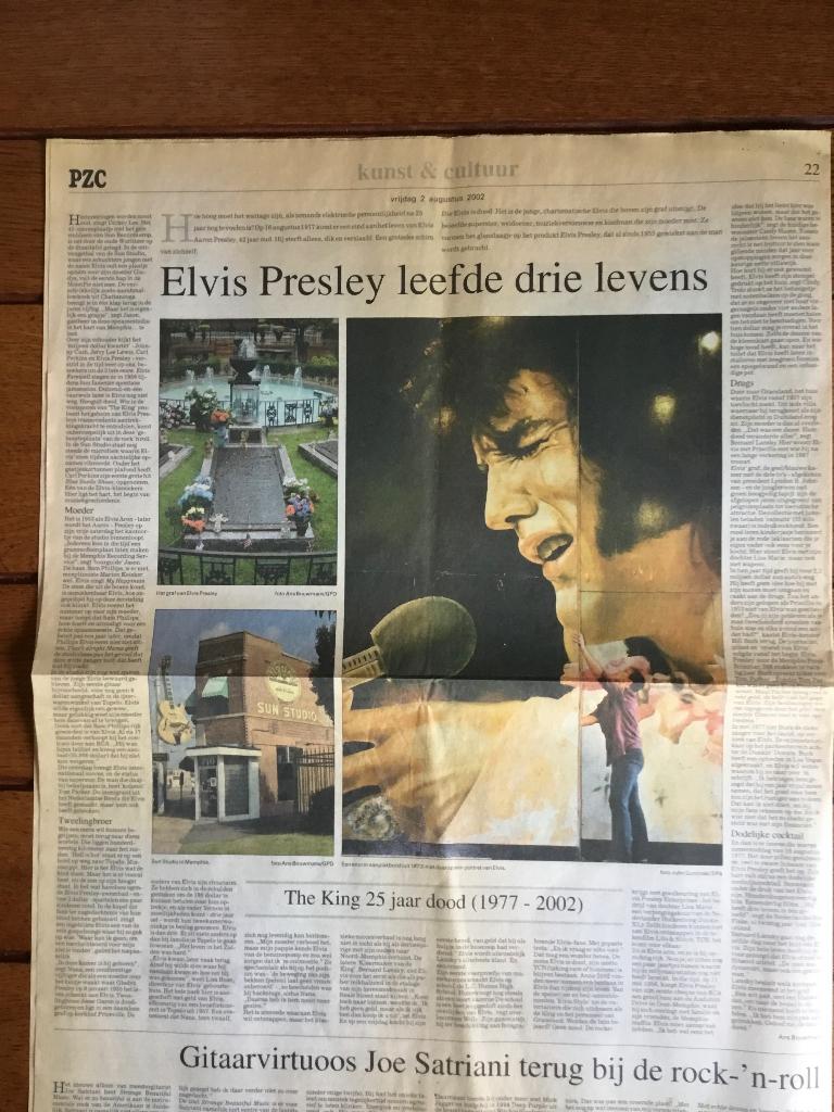 Elvis Presley, Verzenden, Gebruikt, Boek, Tijdschrift of Artikel