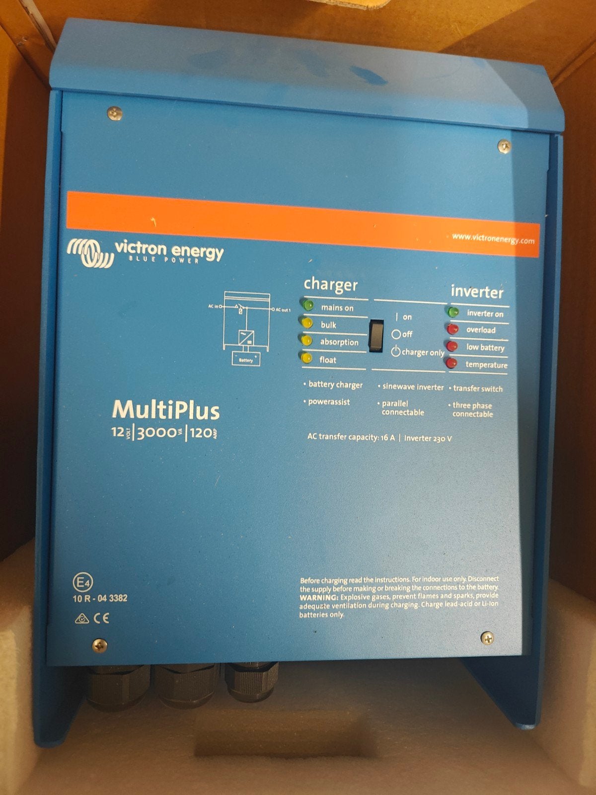 Victron Energy MultiPlus 12/3000/120 Omvormer/Lader Nieuw, Ophalen of Verzenden