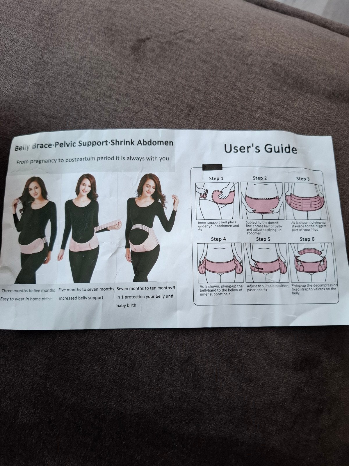 Belly Brace - Bekkenband / Buikband voor Zwangerschap, Ophalen of Verzenden, Nieuw, Belly Brace