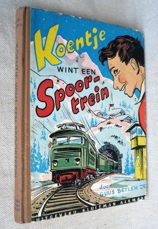 Koentje wint een spoortrein. 1956. guus betlem., Gelezen, Guus betlem, Ophalen of Verzenden, Fictie