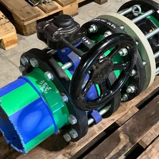 vlinderklep mechanisch dn250, Overige materialen, Overige typen, Ophalen of Verzenden, Zo goed als nieuw