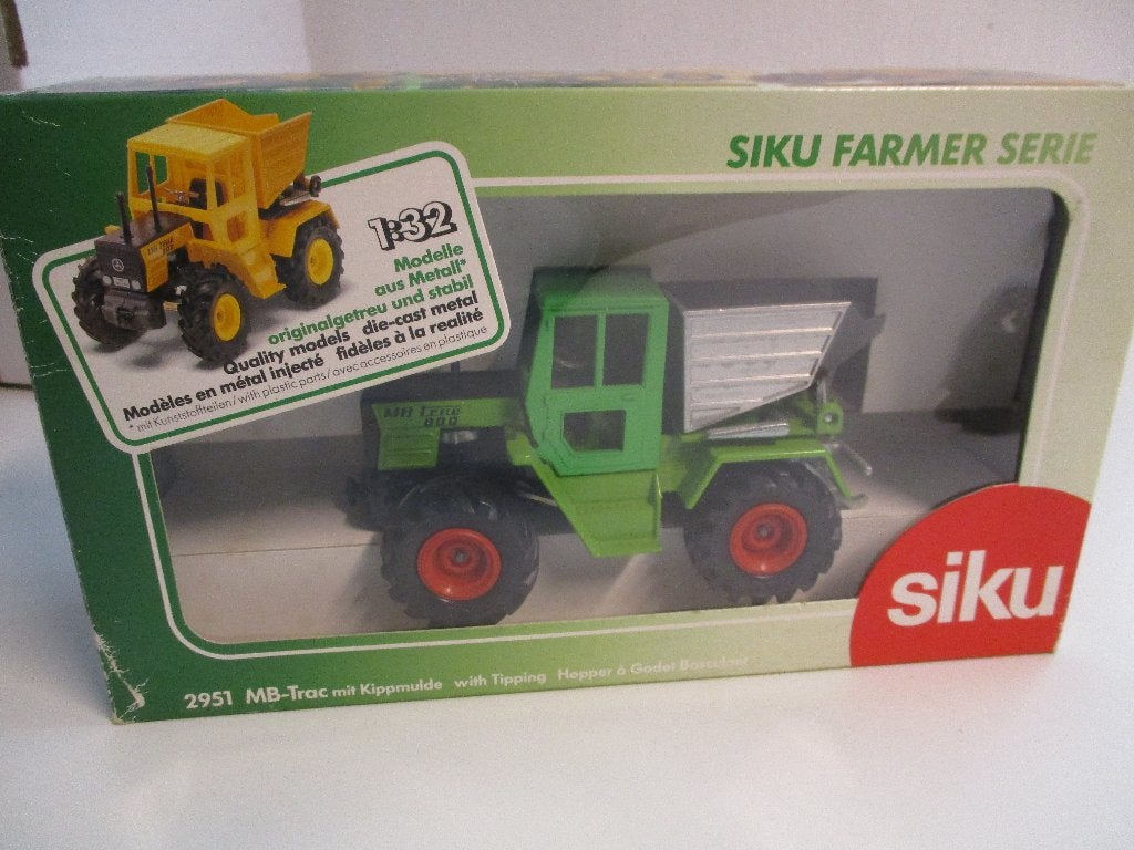 Siku MB trac 800 met zaadbak, Ophalen of Verzenden, Zo goed als nieuw, Tractor of Landbouw, SIKU