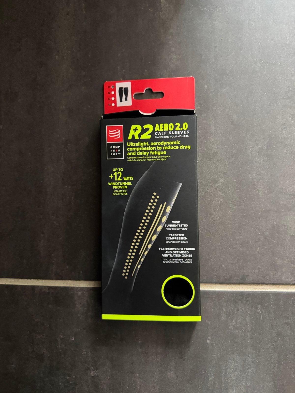 NIEUW Compressport R2 Aero 2.0 Compressiekousen maat; T1, Sport en Fitness, Overige merken, Nieuw, Ophalen of Verzenden, Kleding
