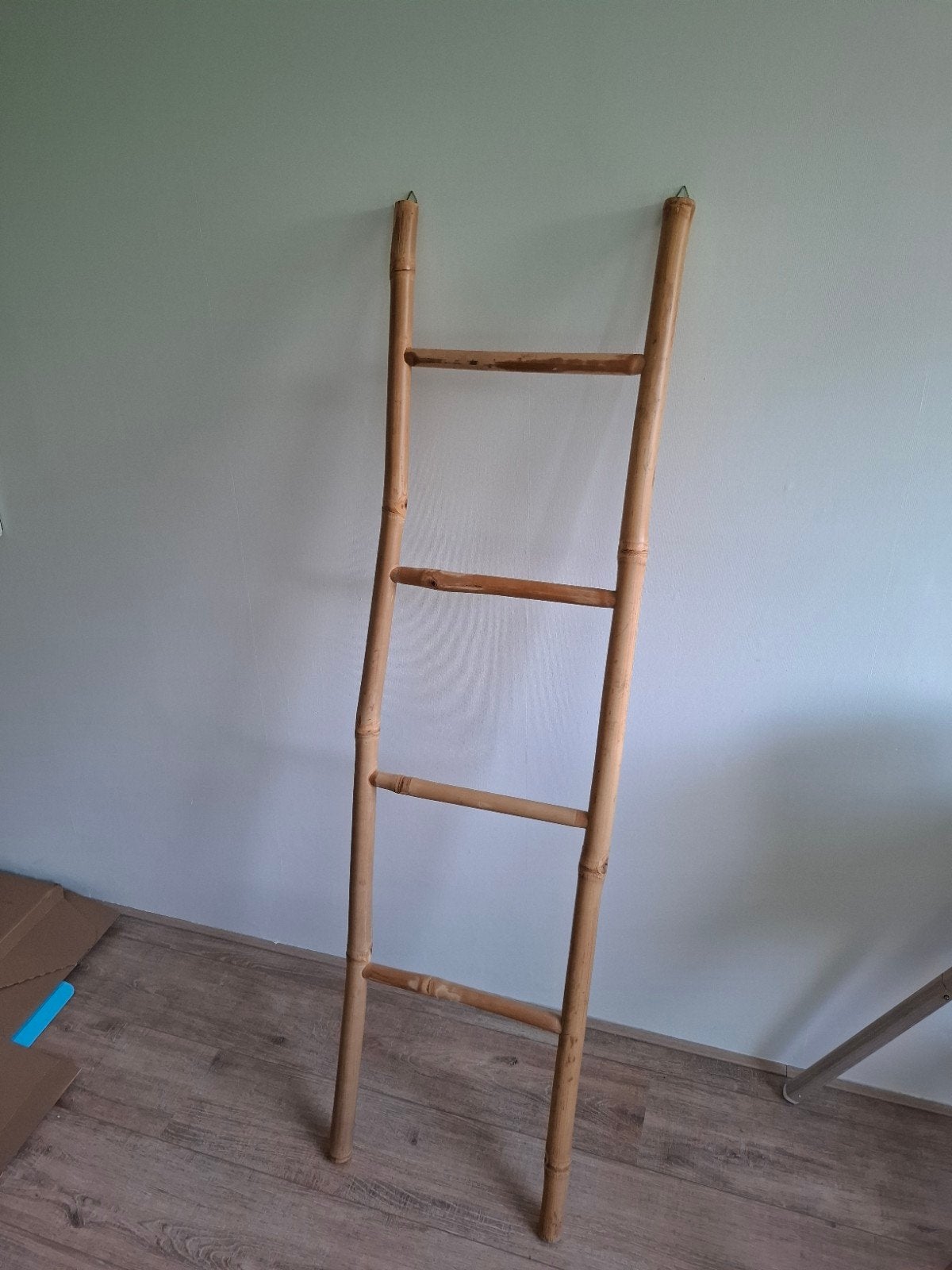 Bamboe kledingrek / handdoekenrek (aan de muur), Ophalen, Zo goed als nieuw