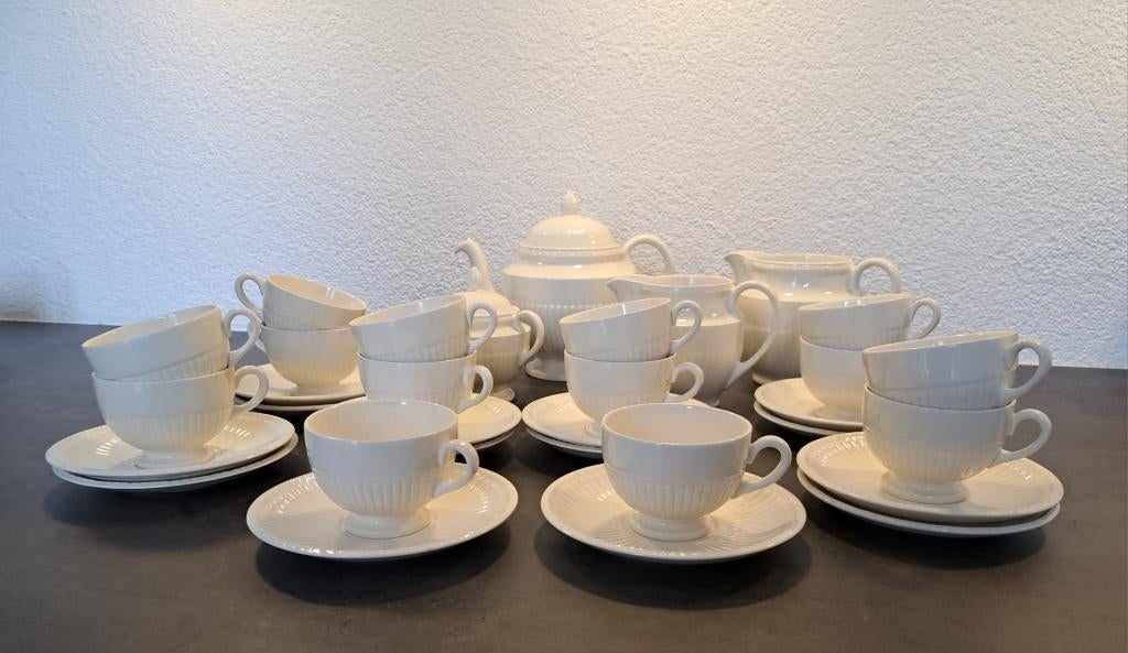 Wedgwood Edme Thee Servies, Ophalen, Zo goed als nieuw, Wedgwood, Aardewerk