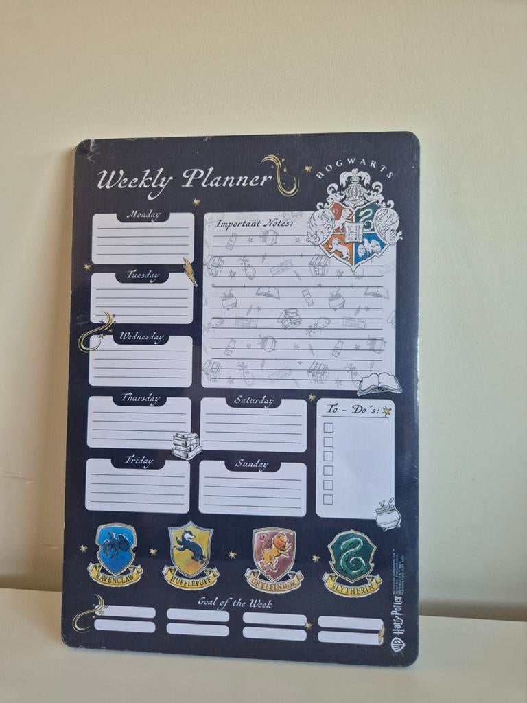 Harry Potter weekly planner, Ophalen of Verzenden, Nieuw, Actiefiguurtje