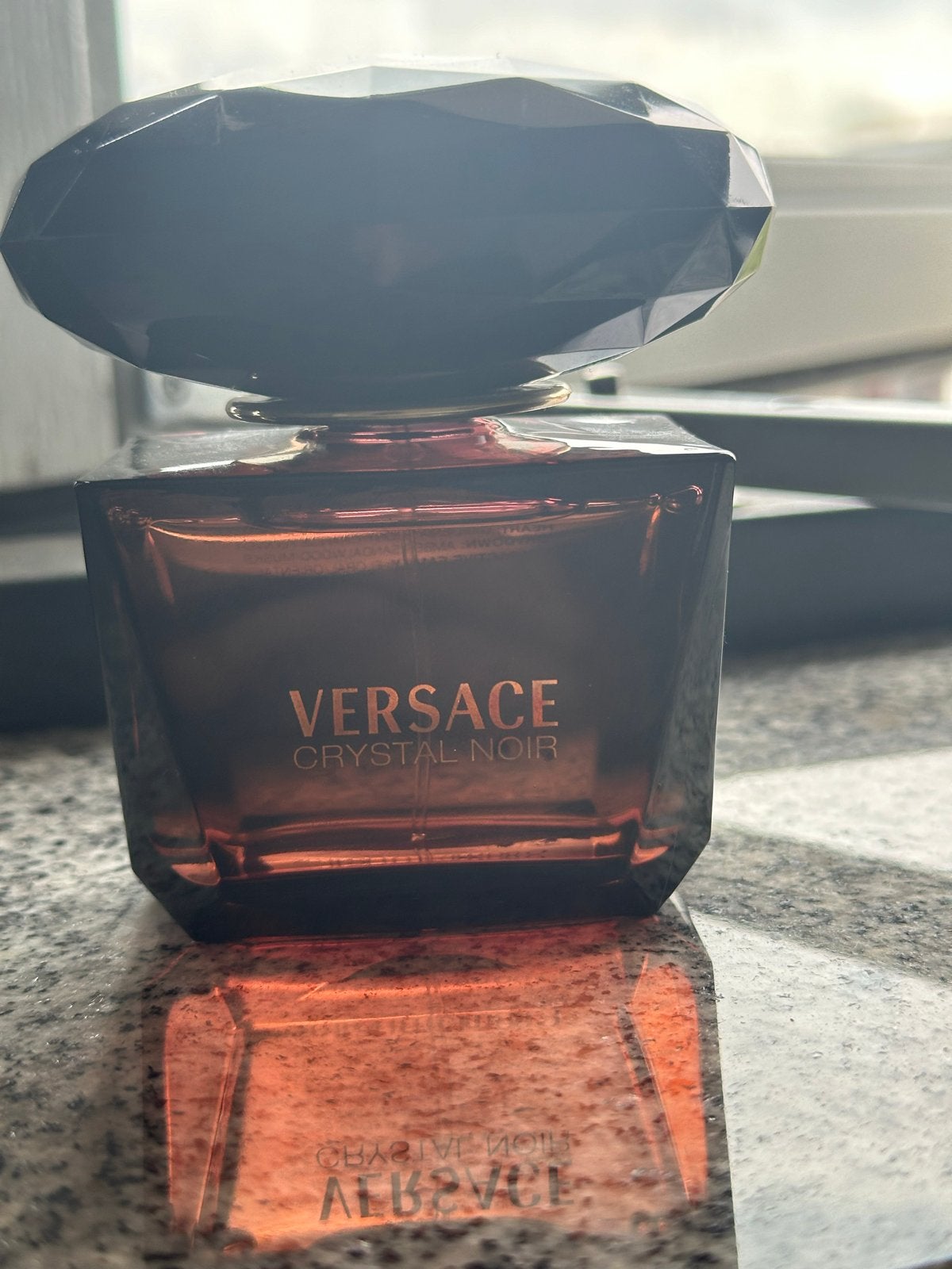 Versace Crystal Noir Eau de Parfum 90 ml, Ophalen of Verzenden, Zo goed als nieuw